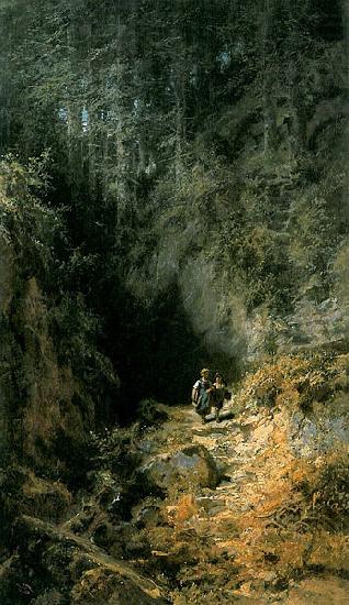 Schulkinder im Wald, Carl Spitzweg